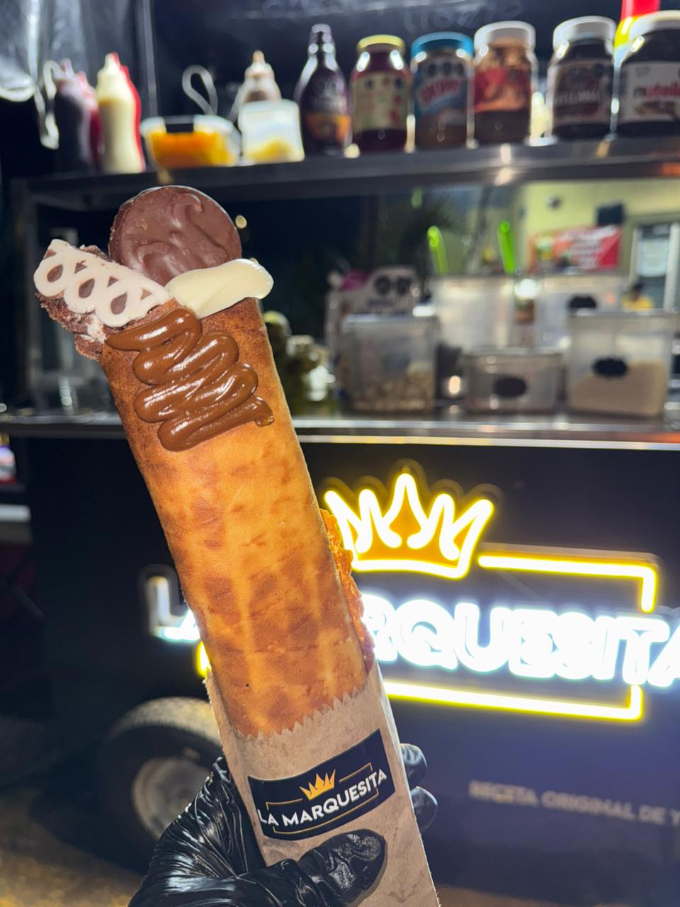 Marquesita Nutella y oreo